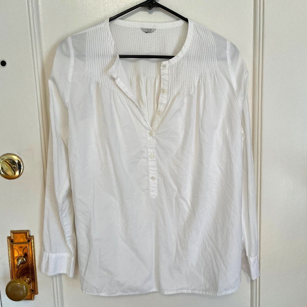J.Crew Pleated Popover size M